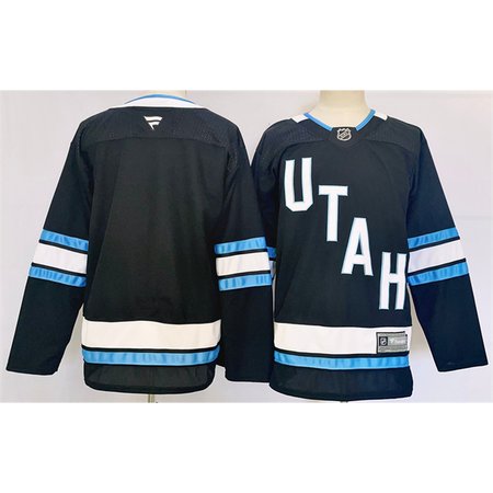 Men's Utah Mammoth Custom Navy Stitched Premium Jersey