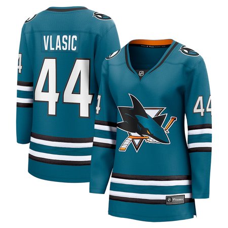 Women's San Jose Sharks #44 Marc-Edouard Vlasic Teal Home Player Jersey
