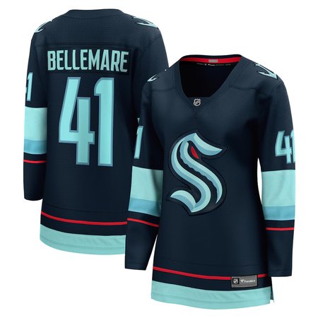 Women's Seattle Kraken #41 Pierre-Edouard Bellemare Deep Sea Blue Home Player Jersey