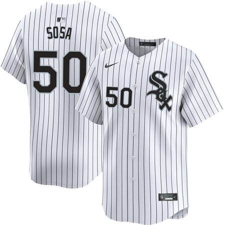 Men's Chicago White Sox #50 Lenyn Sosa White Home Official Player Jersey