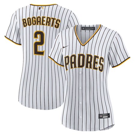 Women's San Diego Padres #2 Xander Bogaerts Nike White Home Replica Jersey