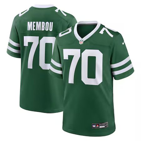 Youth New York Jets #1 Armand Membou Nike Legacy 2025 NFL Draft First Round Pick Game Jersey