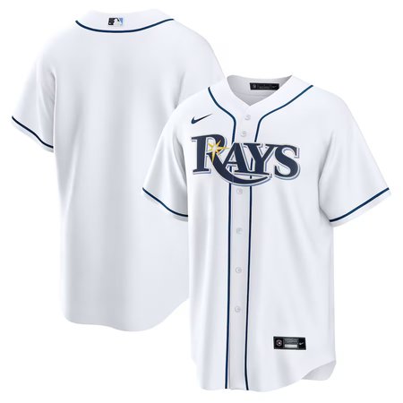 Men's Tampa Bay Rays Nike White Home Replica 2.0 Jersey