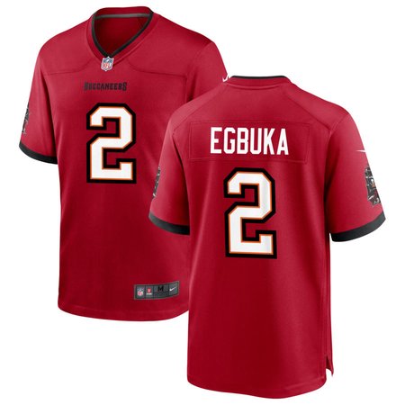 Youth '76 Tampa Bay Buccaneers #2 Emeka Egbuka Nike Red Player Game Jersey