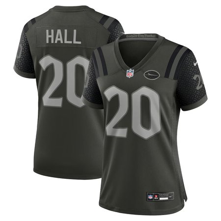 Women's New York Jets #20 Breece Hall Black Rivalries Collection Game Jersey
