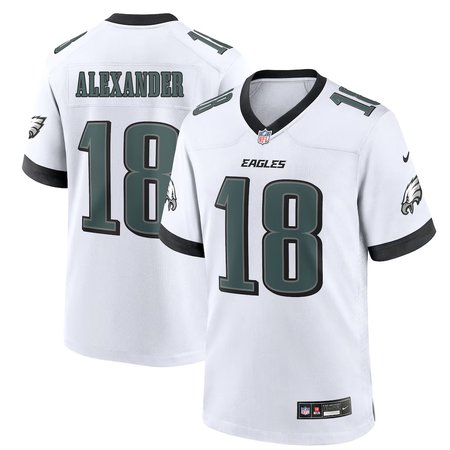 Youth Philadelphia Eagles #18 Jaire Alexander White Game Jersey