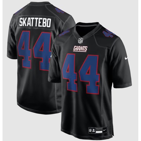 Men's New York Giants #44 Cam Skattebo Black Game Player Jersey