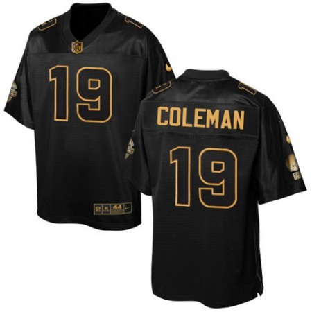 Browns #19 Corey Coleman Black Men's Stitched NFL Elite Pro Line Gold Collection Jersey