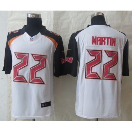 Buccaneers #22 Doug Martin White Men's Stitched NFL New Limited Jersey