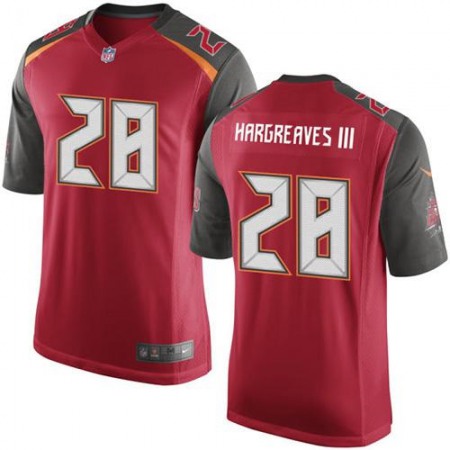 Buccaneers #28 Vernon Hargreaves III Red Team Color Youth Stitched NFL New Elite Jersey